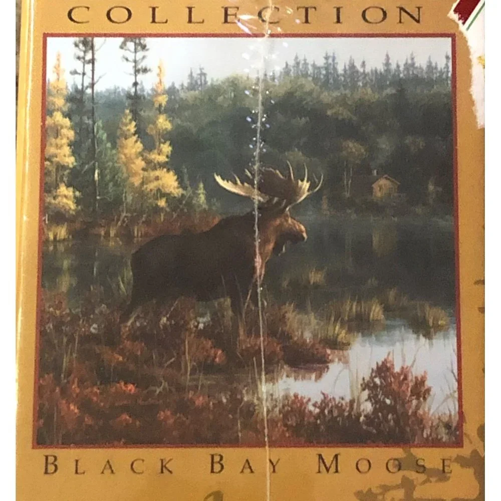 Hautman Brothers Collection Puzzle 1000 Pieces NEW Sealed Black Bay Moose